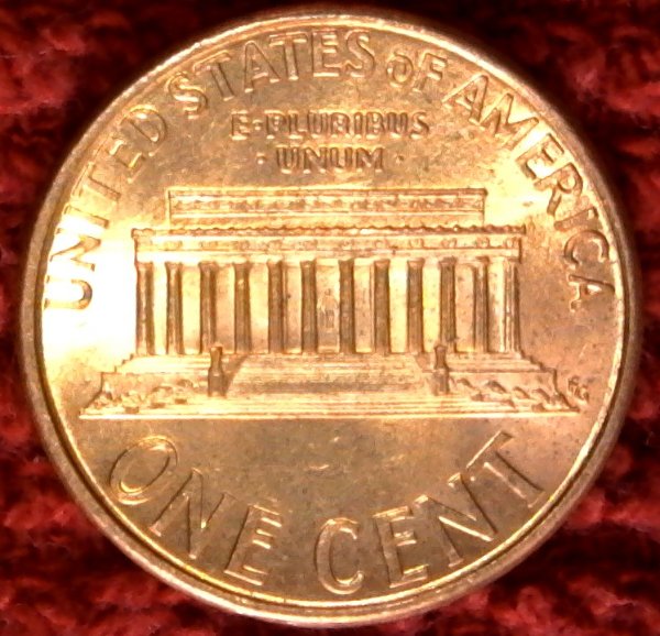 1995-P-Lincoln-Memorial-Cent-Struck-Through-Rim-Burr